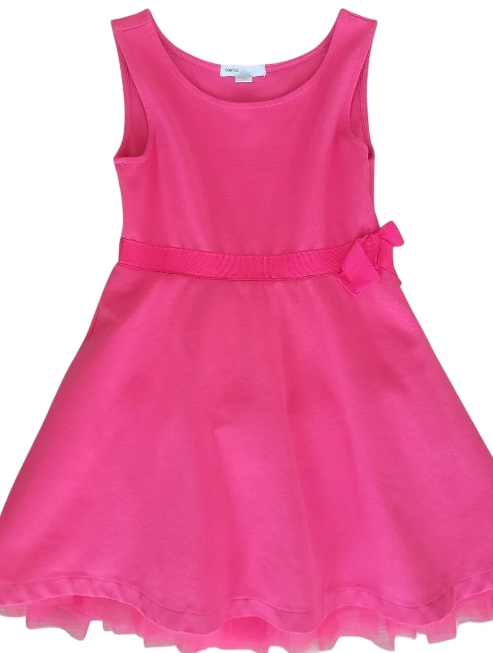 Gap Kids Girls Pink Tulle Skirt Party Dress Size Small (6-7) Balletcore Pink